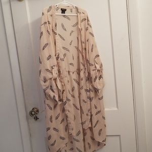 Torrid hi/lo sheer tunic